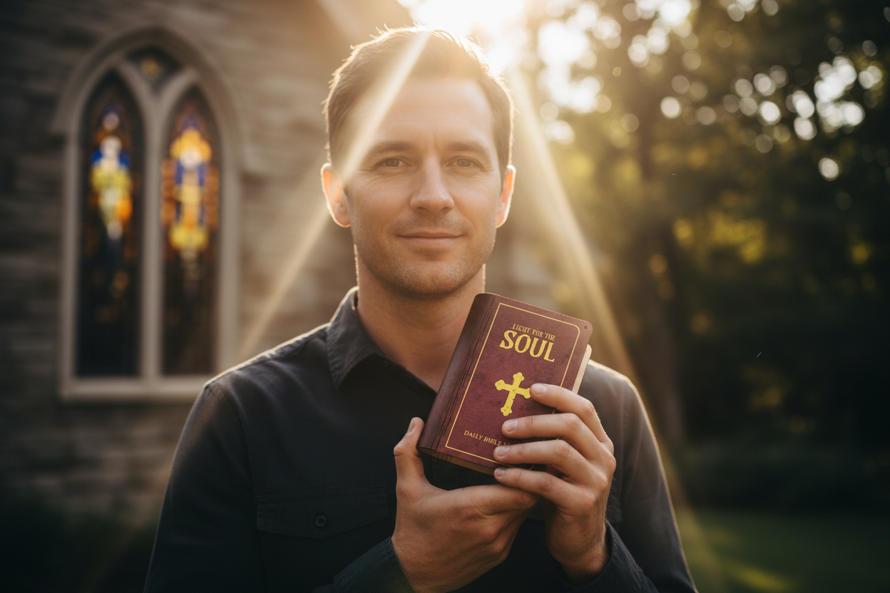 Light for the Soul - Wooden Bible Verse Box Hero